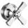 H567 Dorval Handle 1C Volume FM Tub Filler 14S, Chrome