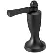 H568BL Dorval Handle 1L-Roman Tub and WM Tub Filler, Matte Black