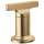 H590CZ-PR Tetra Roman Tub Handles T Lever, Lumicoat Champagne Bronze