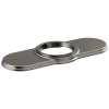 RP100844KS Broderick Escutcheon True Bar, Black Stainless