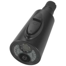 RP90840BL Esque Wand Assembly Shieldspray, Matte Black