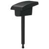 RP90913BL Ashlyn Lift Rod and Finial, Matte Black