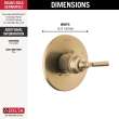 T14035-CZ SAYLOR Monitor 14 Series Valve Only Trim, Champagne Bronze