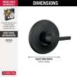 T14072-BL Galeon 14 Series Valve Only Trim, Matte Black