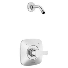 T142339-LHD-PP Modern Monitor 14 Series Shower Trim Less Head, Chrome