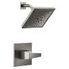 T14243-KS-PR Trillian 14 Series H2Okinetic Shower Only Trim, Lumicoat Black Stainless