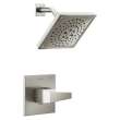 T14243-SS-PR Trillian 14 Series H2Okinetic Shower Only Trim, Lumicoat Stainless