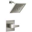 T14243-SS-PR Trillian 14 Series H2Okinetic Shower Only Trim, Lumicoat Stainless