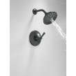 T14256-BLLHP Dorval Monitor 14 Series Shower Trim Less Handle, Matte Black