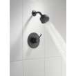 T14259-BL-PP Modern Monitor 14 Series Shower Trim, Matte Black