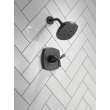T142766-BL Stryke 14 Series Shower Only, Matte Black
