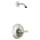 T14289-SS-PR-LHD Tetra 14 Series Shower Trim Less Head, Lumicoat Stainless