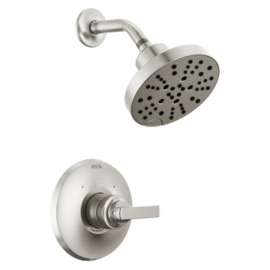 T14289-SS-PR Tetra 14 Series Shower Trim, Lumicoat Stainless