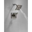 T14299-KS-PR Pivotal Monitor 14 Series H2Okinetic Shower Trim, Lumicoat Black Stainless