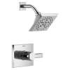T14299-PR Pivotal Monitor 14 Series H2Okinetic Shower Trim, Lumicoat Chrome