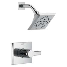 T14299-PR Pivotal Monitor 14 Series H2Okinetic Shower Trim, Lumicoat Chrome