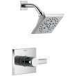 T14299-PR Pivotal Monitor 14 Series H2Okinetic Shower Trim, Lumicoat Chrome