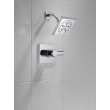 T14299-PR Pivotal Monitor 14 Series H2Okinetic Shower Trim, Lumicoat Chrome