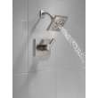 T14299-SS-PR Pivotal Monitor 14 Series H2Okinetic Shower Trim, Lumicoat Stainless