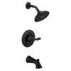 T14432-BL Woodhurst Tub & Shower Trim, Matte Black