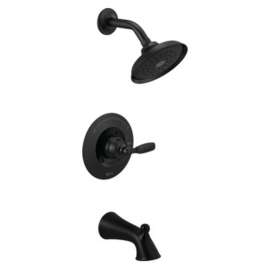 T14432-BL Woodhurst Tub & Shower Trim, Matte Black