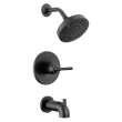 T14435-BL SAYLOR Monitor 14 Series Tub & Shower Trim, Matte Black