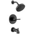 T14435-BL SAYLOR Monitor 14 Series Tub & Shower Trim, Matte Black