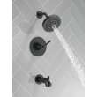 T14435-BL SAYLOR Monitor 14 Series Tub & Shower Trim, Matte Black