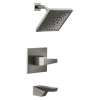 T14443-KS-PR Trillian 14 Series H2Okinetic Tub Shower Trim, Lumicoat Black Stainless