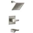 T14443-SS-PR Trillian 14 Series H2Okinetic Tub Shower Trim, Lumicoat Stainless