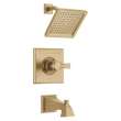 T14451-CZ-WE Dryden Monitor 14 Series Tub & Shower Trim, Champagne Bronze