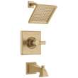 T14451-CZ-WE Dryden Monitor 14 Series Tub & Shower Trim, Champagne Bronze