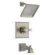 T14451-SS-WE Dryden Monitor 14 Series Tub & Shower Trim, Stainless