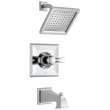 T14451-WE Dryden Monitor 14 Series Tub & Shower Trim, Chrome