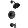 T14458-BL Trinsic H2O Tub Shower Trim, Matte Black