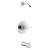 T14459-LHD-PP Modern Monitor 14 Series Tub & Shower Trim Less Head, Chrome