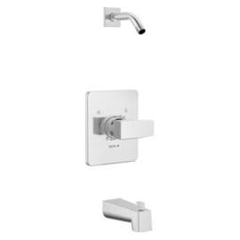 T14467-LHD-PP Modern Monitor 14 Series Tub & Shower Trim Less Head