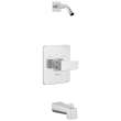 T14467-LHD-PP Modern Monitor 14 Series Tub & Shower Trim Less Head, Chrome