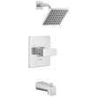T14467-PP Modern Monitor 14 Series Tub & Shower Trim, Chrome