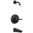 T14472-BL-LHD Galeon 14 Series Tub & Shower Trim Less Head, Matte Black