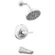 T14472-PR Galeon 14S Tub Shower Trim with H2OKinetic, Lumicoat Chrome