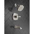 T14476-SS Stryke 14 Series Tub and Shower, Stainless