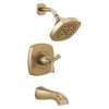 T144766-CZ Stryke 14 Series Tub and Shower, Champagne Bronze