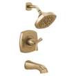 T144766-CZ Stryke 14 Series Tub and Shower, Champagne Bronze