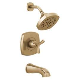 T144766-CZ Stryke 14 Series Tub and Shower, Champagne Bronze