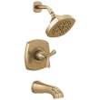 T144766-CZ Stryke 14 Series Tub and Shower, Champagne Bronze