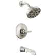 T14489-SS-PR Tetra Monitor 14 Series Tub & Shower Trim, Lumicoat Stainless