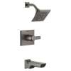 T14499-KS-PR Pivotal Monitor 14 Series H2Okinetic Tub and Shower Trim, Lumicoat Black Stainless