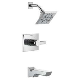 T14499-PR Pivotal Monitor 14 Series H2Okinetic Tub and Shower Trim, Lumicoat Chrome