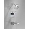 T14499-PR Pivotal Monitor 14 Series H2Okinetic Tub and Shower Trim, Lumicoat Chrome